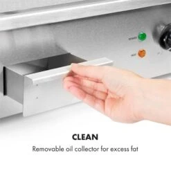 Grillmeile 3000R Elektrogrill 3000W Platte 54,5x35cm Geriffelt -Outdoor Grills Verkaufsgeschäft 10034449 yy 0007 logo Klarstein Grillmeile 3000R Pro Grill geriffelt