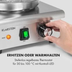 Wurstfabrik 450 Hot Dog Maker 450W 5L 30-100°C Glas Edelstahl -Outdoor Grills Verkaufsgeschäft 10034450 de 0003 logo