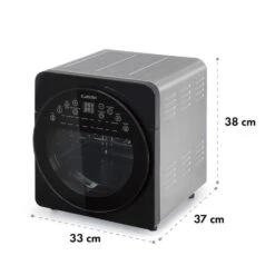 AeroVital Easy Touch Heißluftfritteuse 1700W 14l Timer 16 Programme Metallic / Schwarz -Outdoor Grills Verkaufsgeschäft 10034451 yy 0008 logo Klarstein AeroVital easy touch Heissluftfritteuse