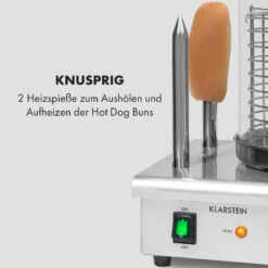 Wurstfabrik Pro 550 Hot Dog Maker 550W 2 Spieße 5L 30-100°C Edelstahl -Outdoor Grills Verkaufsgeschäft 10034453 de 0005 logo