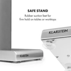 Kraftpaket Milchshake-Mixer Proteinshake 80W Edelstahl Silber -Outdoor Grills Verkaufsgeschäft 10034456 yy 0008 logo Klarstein Kraftpaket Pro Milchshake Mixer 80W