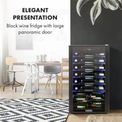 Vinomatica 36 Uno Weinkühlschrank 95l Touch-Bedienfeld 85W 4-18 °C -Outdoor Grills Verkaufsgeschäft 10034466 yy 0003 logo Klarstein Vinomatica Weinkuehlschrank 95l schwarz