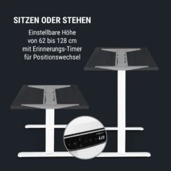 Multidesk Comfort Höhenverstellbarer Schreibtisch Elektrisch 62-128 Cm -Outdoor Grills Verkaufsgeschäft 10034476 de 0006 logo