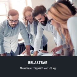 Multidesk Höhenverstellbarer Schreibtisch Manuell 73-123 Cm Höhe Weiß -Outdoor Grills Verkaufsgeschäft 10034481 de 0004 logo