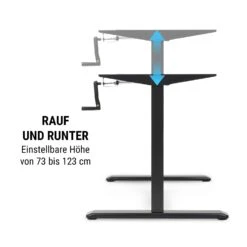 Multidesk Höhenverstellbarer Schreibtisch Manuell 73-123 Cm Höhe 15 Multidesk Höhenverstellbarer Schreibtisch Manuell 73-123 Cm Höhe -Outdoor Grills Verkaufsgeschäft 10034483 de 0007 logo