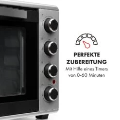 Masterchef 60 Mini-Backofen 60l 2000W 100-230 °C Timer Silber -Outdoor Grills Verkaufsgeschäft 10034499 de 0005 logo