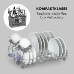 Azuria Geschirrspülmaschine 1380W 6,5L 6 Gedecke Schwarze Glasfront -Outdoor Grills Verkaufsgeschäft 10034510 de 0003 logo