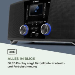 Stockton Micro Stereosystem 20W Max. DAB+ UKW CD-Player BT OLED -Outdoor Grills Verkaufsgeschäft 10034517 de 0003 logo