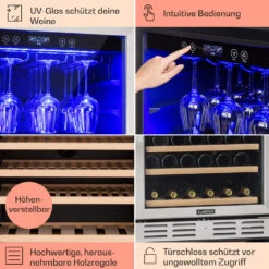 Vinovilla Grande 127 Built-in Uno Weinkühlschrank 320 Ltr 127 Fl. LED -Outdoor Grills Verkaufsgeschäft 10034524 DE 0005 usp