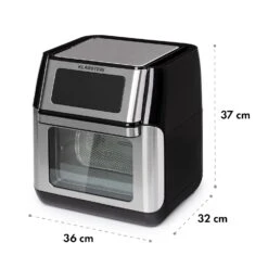 AeroVital Fry Heißluftfritteuse 1500W 10l Timer 9 Programme -Outdoor Grills Verkaufsgeschäft 10034575 yy 0011 dimensions