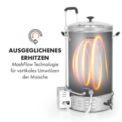 Brauheld Pro Maischekessel 3300W 45L 30-100°C Umwälzpumpe Edelstahl -Outdoor Grills Verkaufsgeschäft 10034588 de 0004 logo