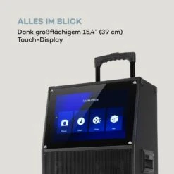 KTV Karaoke-System 15,4" Touch 2UHF-Mic WiFi BT USB SD HDMI Trolley -Outdoor Grills Verkaufsgeschäft 10034612 de 0004 logo