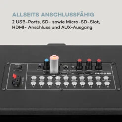 KTV Karaoke-System 15,4" Touch 2UHF-Mic WiFi BT USB SD HDMI Trolley -Outdoor Grills Verkaufsgeschäft 10034612 de 0007 logo