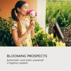 Greenkeeper Solar Bewässerungssystem Solarpanel 1.500 MAh 40 Pflanzen -Outdoor Grills Verkaufsgeschäft 10034626 yy 0004 logo Blumfeldt Greenkeeper Solar Bewaesserungssystem