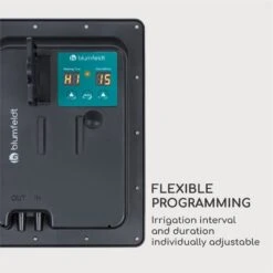 Greenkeeper Solar Bewässerungssystem Solarpanel 1.500 MAh 40 Pflanzen -Outdoor Grills Verkaufsgeschäft 10034626 yy 0008 logo Blumfeldt Greenkeeper Solar Bewaesserungssystem