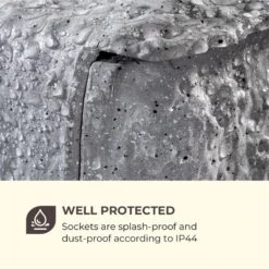 Power Rock Twilight 5 4-fach-Gartensteckdose IP44 Dämmerlichtsensor 5m -Outdoor Grills Verkaufsgeschäft 10034693 yy 0006 logo Waldbeck Power Rock Twilight Gartensteckdose