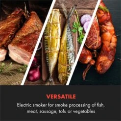 Flintstone Räucherofen 1600W Thermometer Edelstahl Elektrisch -Outdoor Grills Verkaufsgeschäft 10034702 yy 0006 logo Klarstein NES C16