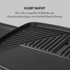 Gatsby Elektrogrill 2000W Antihaft-Grillfläche Seitentische Schwarz -Outdoor Grills Verkaufsgeschäft 10034706 de 0004 logo