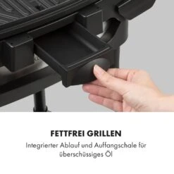 Gatsby Elektrogrill 2000W Antihaft-Grillfläche Seitentische Schwarz -Outdoor Grills Verkaufsgeschäft 10034706 de 0008 logo