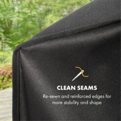 Tomahawk Wetterschutzhaube 600D Canvas 30/70% PE/PVC Schwarz -Outdoor Grills Verkaufsgeschäft 10034713 yy 0004 logo Klarstein Tomahawk Wetterschutzhaube 140cm