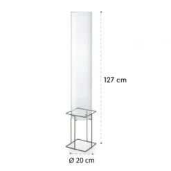 Skydive 100 Fischturm 100 Cm Ø 20 Cm Acryl Metall Transparent -Outdoor Grills Verkaufsgeschäft 10034718 yy 0006 logo blumfeldt Skydive 100 Fischturm 20 x 127 cm