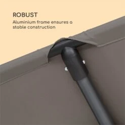 Flex-Shade L Sonnenschirm 130 X 180 Cm Polyester UV 50 Dunkelgrau -Outdoor Grills Verkaufsgeschäft 10034726 yy 0005 logo Blumfeldt Flex Shade L Sonnenschirm 130x180 grau