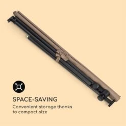 Flex-Shade L Sonnenschirm 130 X 180 Cm Polyester UV 50 Taupe -Outdoor Grills Verkaufsgeschäft 10034727 yy 0006 logo Blumfeldt Flex Shade L Sonnenschirm 130x180 taupe