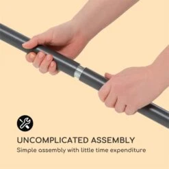 Flex-Shade L Sonnenschirm 130 X 180 Cm Polyester UV 50 Taupe -Outdoor Grills Verkaufsgeschäft 10034727 yy 0008 logo Blumfeldt Flex Shade L Sonnenschirm 130x180 taupe