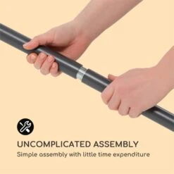 Flex-Shade XL Sonnenschirm 150 X 210 Cm Polyester UV 50 Dunkelgrau -Outdoor Grills Verkaufsgeschäft 10034728 yy 0008 logo Blumfeldt Flex Shade XL Sonnenschirm 150x210 grau