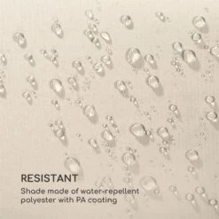 Belo Horizonte Sonnenschirm Sonnenschutz Ø 292cm Polyester Wasserabweisend Inkl. Standbasis Creme -Outdoor Grills Verkaufsgeschäft 10034743 yy 0007 logo blumfeldt Belo Horizonte Sonnenschirm creme