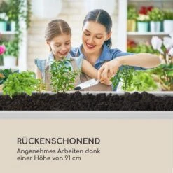Nova Grow Gartenbeet 150 X 91 X 50 Cm WPC Holzoptik Weiß -Outdoor Grills Verkaufsgeschäft 10034746 de 0007 logo
