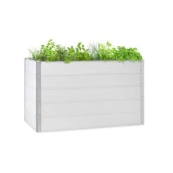 Nova Grow Gartenbeet 150 X 91 X 100 Cm WPC Holzoptik Weiß