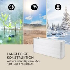 Nova Grow Gartenbeet 195 X 91 X 50 Cm WPC Holzoptik Weiß -Outdoor Grills Verkaufsgeschäft 10034748 de 0005 logo