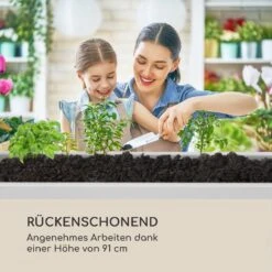 Nova Grow Gartenbeet 195 X 91 X 50 Cm WPC Holzoptik Weiß -Outdoor Grills Verkaufsgeschäft 10034748 de 0007 logo