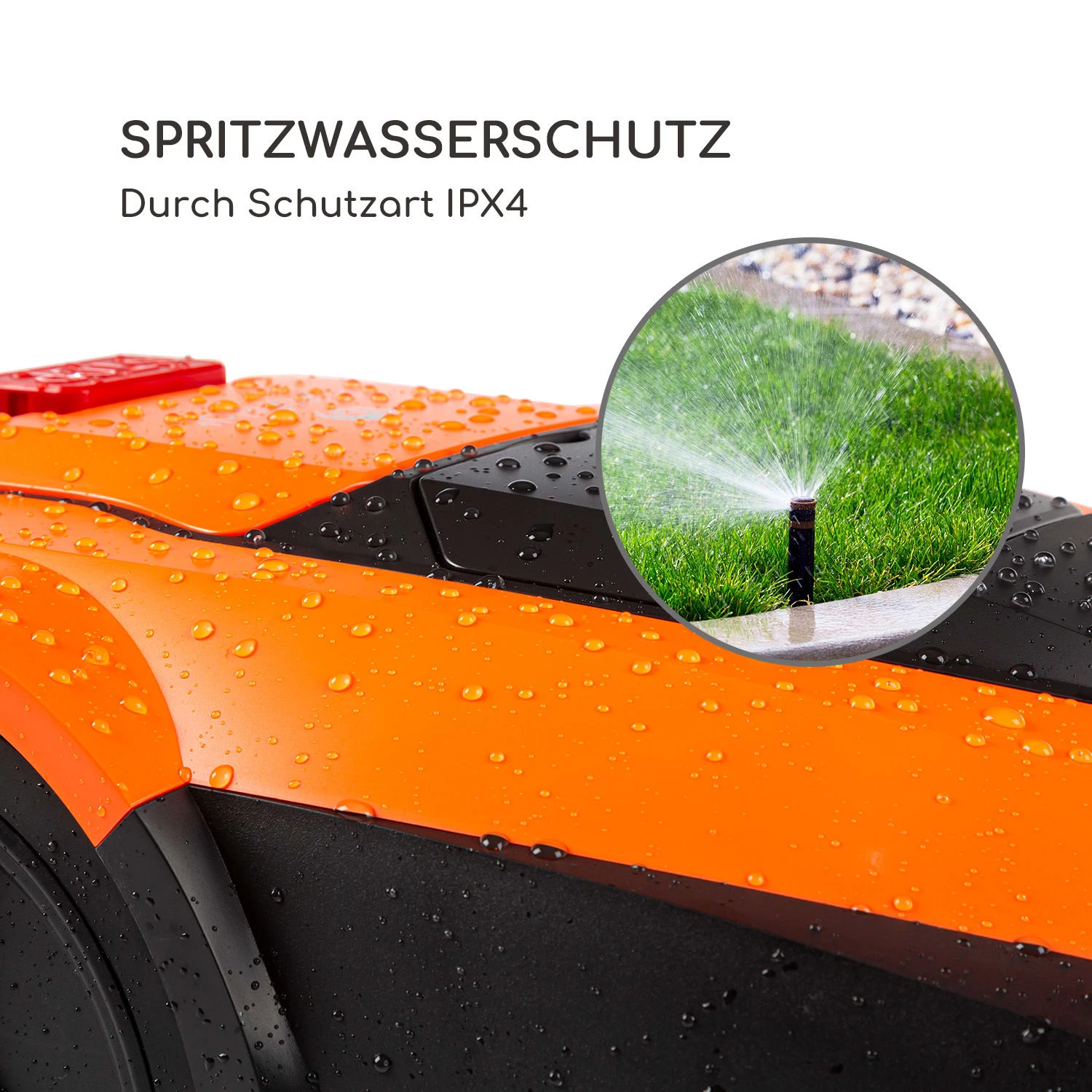 Garden Hero Rasenmähroboter 5,2 Ah Akkubetrieb Bis 1.200 M² Orange 4 Garden Hero Rasenmähroboter 5,2 Ah Akkubetrieb Bis 1.200 M² Orange – Bild 4