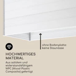 Nova Grow Gartenbeet 195 X 91 X 100 Cm WPC Holzoptik Weiß -Outdoor Grills Verkaufsgeschäft 10034752 de 0004 logo