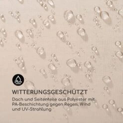 Mondo Gartenpavillon Partyzelt Gazebo 295x262x295 Stahl Polyester -Outdoor Grills Verkaufsgeschäft 10034764 de 0005 logo