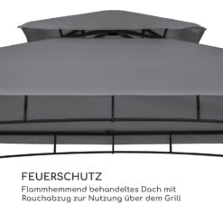 Steakhouse Wings Pavillon 244x260x152cm 160 G/m² PE Flammhemmend Stahl -Outdoor Grills Verkaufsgeschäft 10034765 de 0004 logo