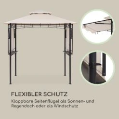 Steakhouse Wings Pavillon 244x260x152cm 160 G/m² PE Flammhemmend Stahl -Outdoor Grills Verkaufsgeschäft 10034766 de 0003 logo