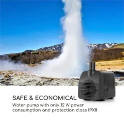 Riverrun Gartenbrunnen Zimmerbrunnen Indoor Outdoor 12W Pumpe LED-Ring -Outdoor Grills Verkaufsgeschäft 10034777 yy 0008 logo Blumfeldt Riverrun Gartenbrunnen Zimmerbrunnen