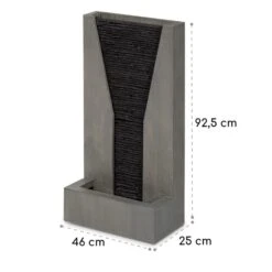 Riverrun Gartenbrunnen Zimmerbrunnen Indoor Outdoor 12W Pumpe LED-Ring -Outdoor Grills Verkaufsgeschäft 10034777 yy 0009 logo Blumfeldt Riverrun Gartenbrunnen Zimmerbrunnen