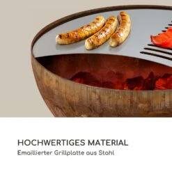 Savage Feuerschale Mit Grill  Ø: 60,5 Cm Stahl Inkl. Wetterschutz Rost -Outdoor Grills Verkaufsgeschäft 10034800 de 0003 logo