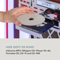 Graceland Touch Jukebox 12" Touch-Bedienfeld WLAN, CD, BT, Holzoptik -Outdoor Grills Verkaufsgeschäft 10034802 de 0005 logo