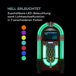 Graceland Touch Jukebox 12" Touch-Bedienfeld WLAN, CD, BT, Holzoptik -Outdoor Grills Verkaufsgeschäft 10034802 de 0008 logo