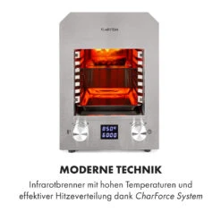 Hannibal Hochtemperaturgrill Indoor 2.200W 850°C Edelstahl Silber -Outdoor Grills Verkaufsgeschäft 10034803 de 0003 logo