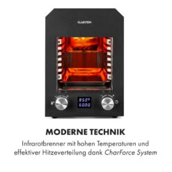 Hannibal Hochtemperaturgrill Indoor 2.200W 850°C Edelstahl Schwarz -Outdoor Grills Verkaufsgeschäft 10034804 de 0003 logo