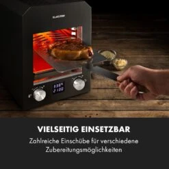 Hannibal Hochtemperaturgrill Indoor 2.200W 850°C Edelstahl Schwarz -Outdoor Grills Verkaufsgeschäft 10034804 de 0006 logo