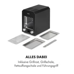 Hannibal Hochtemperaturgrill Indoor 2.200W 850°C Edelstahl Schwarz -Outdoor Grills Verkaufsgeschäft 10034804 de 0008 logo