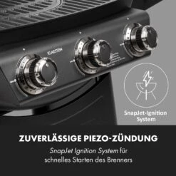 Vanquish Gasgrill 3 Edelstahlbrenner 3 X 3 KW 63,5 X 45 Cm Grillfläche -Outdoor Grills Verkaufsgeschäft 10034805 de 0007 logo