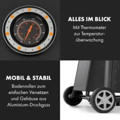 Vanquish Gasgrill 3 Edelstahlbrenner 3 X 3 KW 63,5 X 45 Cm Grillfläche -Outdoor Grills Verkaufsgeschäft 10034805 de 0008 logo